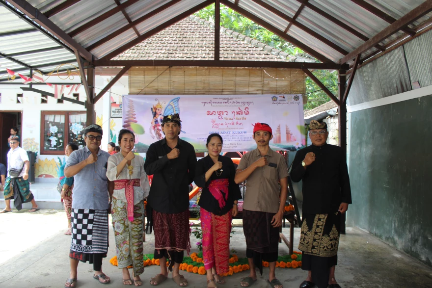 Bulan Bahasa Bali 2026: 137 Siswa SD se-Desa Kukuh Antusias Mengikuti Lomba Nyurat Aksara Bali