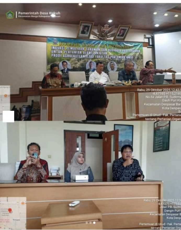 Subak Jaka Hadiri Kuliah Tamu dan Workshop Inovasi Pertanian UNUD