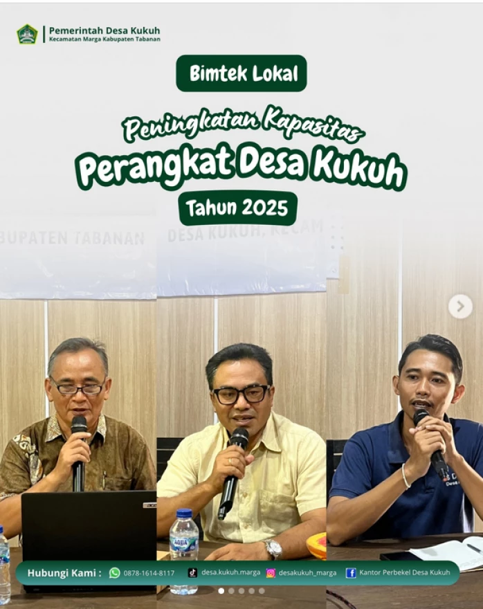 Peningkatan Kapasitas Perangkat Desa Kukuh Tahun 2025