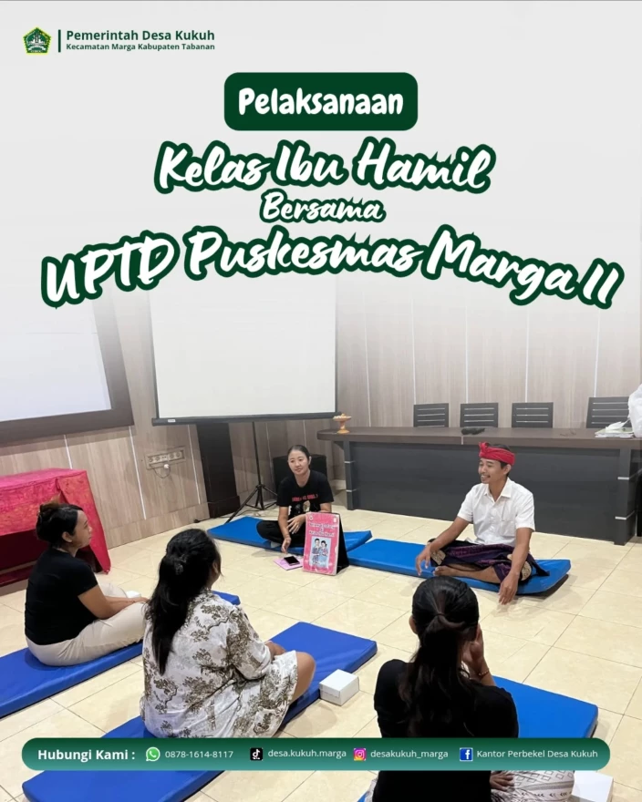 UPTD Puskesmas Marga II Gelar Kelas Ibu Hamil di Desa Kukuh untuk Tingkatkan Kesehatan Ibu dan Janin